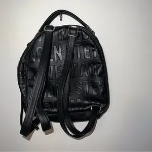 Steve Madden | Bags | Steve Madden Logo Backpack Purse Black  display picture 2